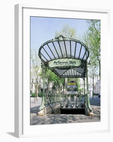 Abbesses Metro Station, Paris, France-Roy Rainford-Framed Photographic Print