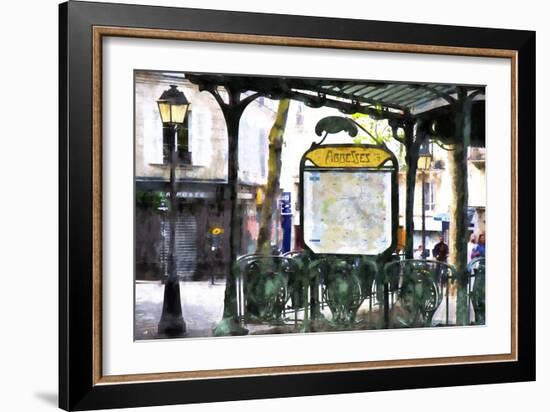 Abbesses Subway Paris-Philippe Hugonnard-Framed Giclee Print