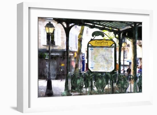 Abbesses Subway Paris-Philippe Hugonnard-Framed Giclee Print