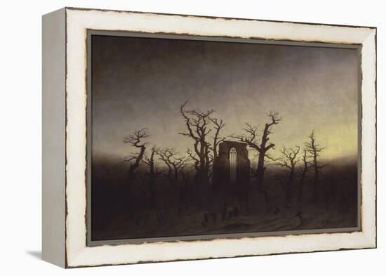 Abbey Among Oak Trees, Ca 1809-Caspar David Friedrich-Framed Premier Image Canvas