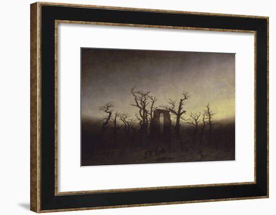 Abbey Among Oak Trees, Ca 1809-Caspar David Friedrich-Framed Giclee Print