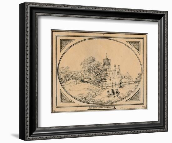 'Abbey Church, St. Albans', 1782-Unknown-Framed Giclee Print