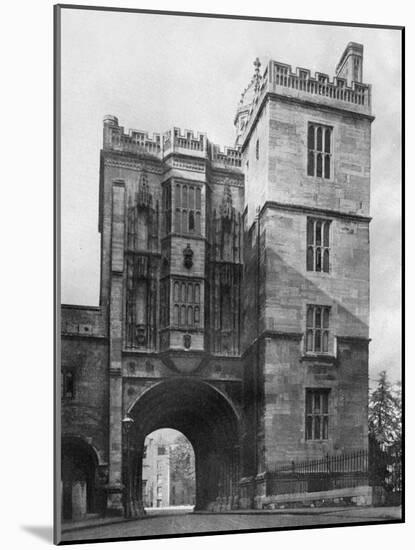 Abbey Gateway, Bristol, 1924-1926-Underwood-Mounted Giclee Print