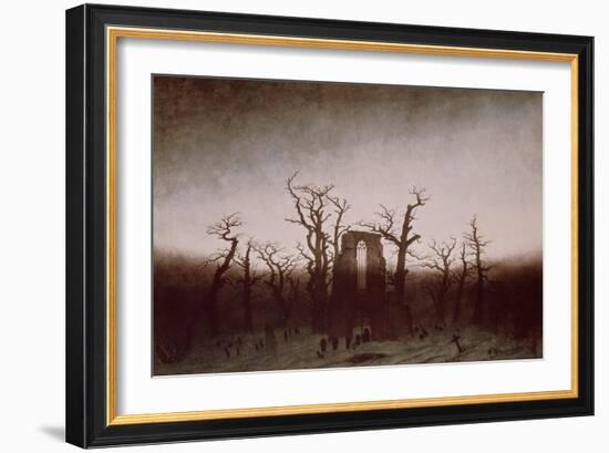 Abbey in the Oakwood, 1810-Caspar David Friedrich-Framed Giclee Print