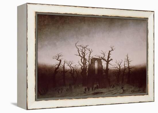 Abbey in the Oakwood, 1810-Caspar David Friedrich-Framed Premier Image Canvas