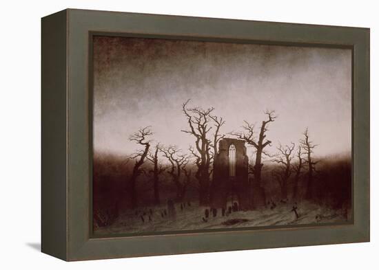 Abbey in the Oakwood, 1810-Caspar David Friedrich-Framed Premier Image Canvas