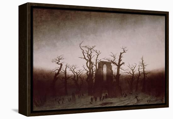 Abbey in the Oakwood, 1810-Caspar David Friedrich-Framed Premier Image Canvas