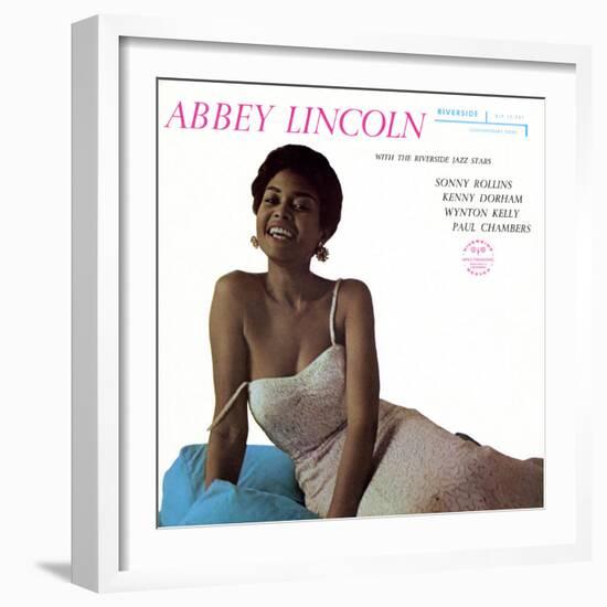 Abbey Lincoln - With the Riverside Jazz Stars-null-Framed Art Print