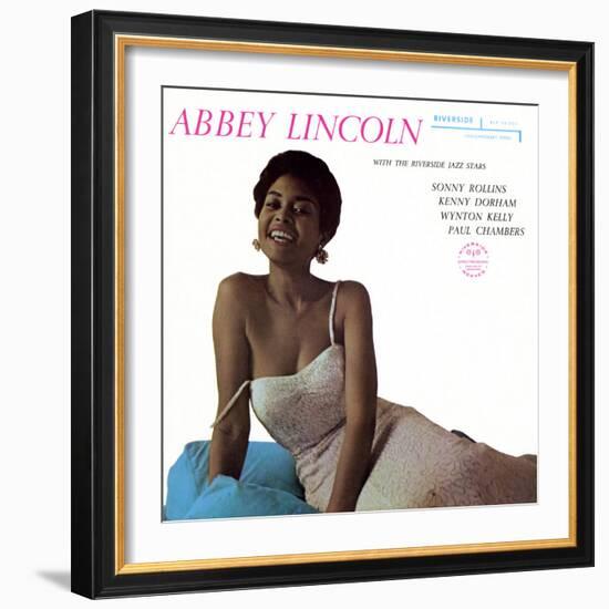 Abbey Lincoln - With the Riverside Jazz Stars-null-Framed Art Print