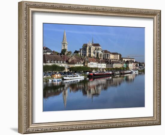 Abbey of Saint-Germain, Auxerre, Yonne Department, Burgundy, France-Ivan Vdovin-Framed Photographic Print