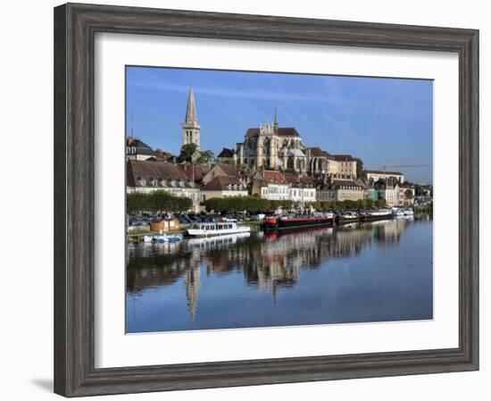 Abbey of Saint-Germain, Auxerre, Yonne Department, Burgundy, France-Ivan Vdovin-Framed Photographic Print