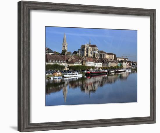 Abbey of Saint-Germain, Auxerre, Yonne Department, Burgundy, France-Ivan Vdovin-Framed Photographic Print