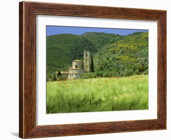 Abbey of Sant' Antimo, Near Montalcino, Tuscany. Exterior-Joe Cornish-Framed Photographic Print