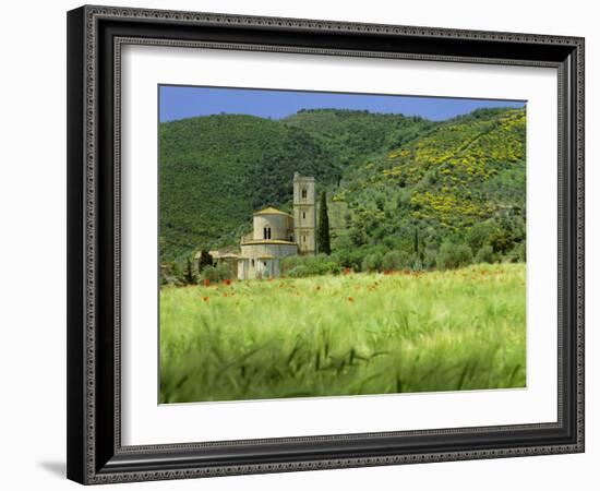 Abbey of Sant' Antimo, Near Montalcino, Tuscany. Exterior-Joe Cornish-Framed Photographic Print