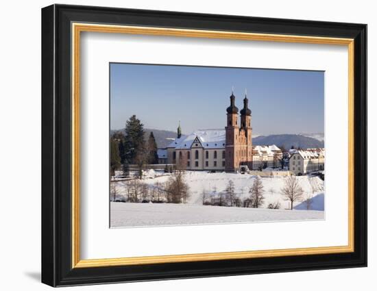 Abbey of St. Peter (Sankt Peter), Glottertal Valley, Black Forest, Baden-Wuerttemberg, Germany-Markus Lange-Framed Photographic Print