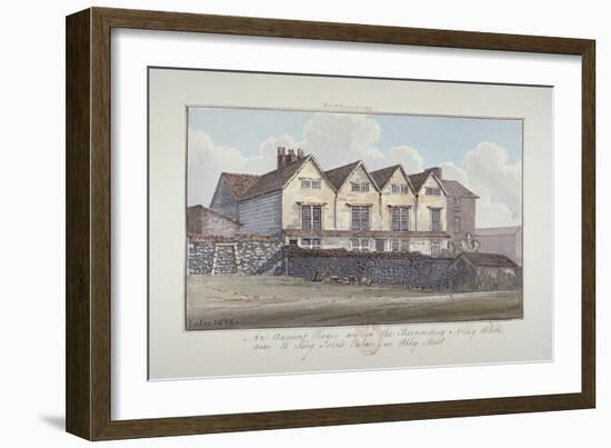 Abbey of St Saviour, Bermondsey, London, 1825-G Yates-Framed Giclee Print