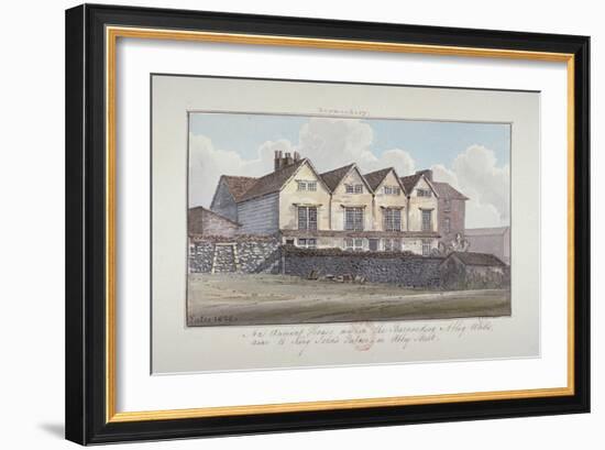 Abbey of St Saviour, Bermondsey, London, 1825-G Yates-Framed Giclee Print