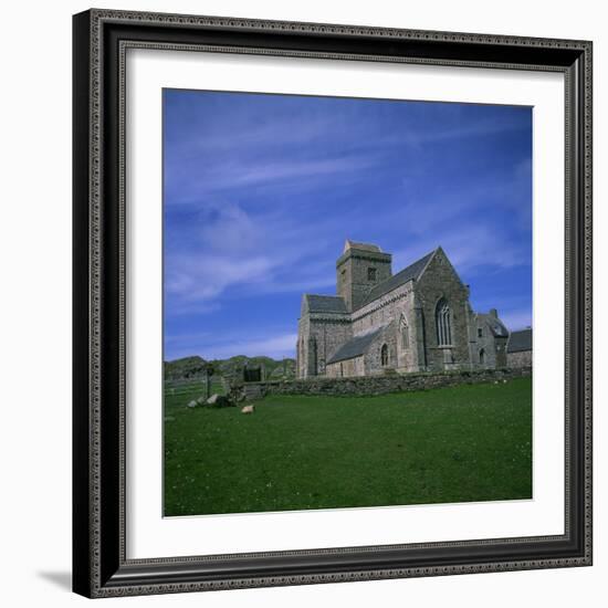 Abbey on Iona, Scotland, United Kingdom, Europe-Geoff Renner-Framed Photographic Print