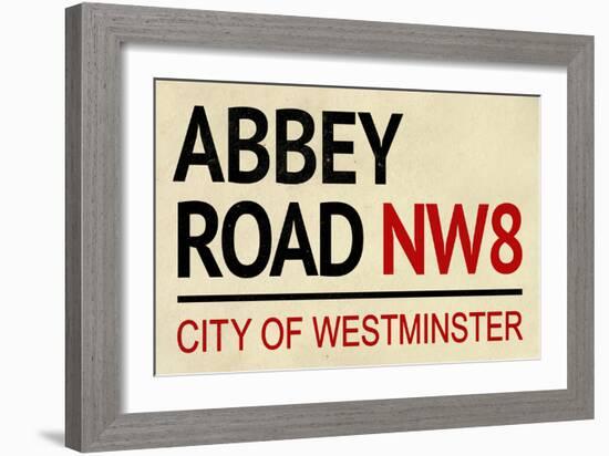 Abbey Road NW8 Street-null-Framed Premium Giclee Print