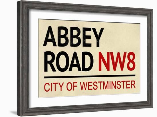 Abbey Road NW8 Street-null-Framed Art Print