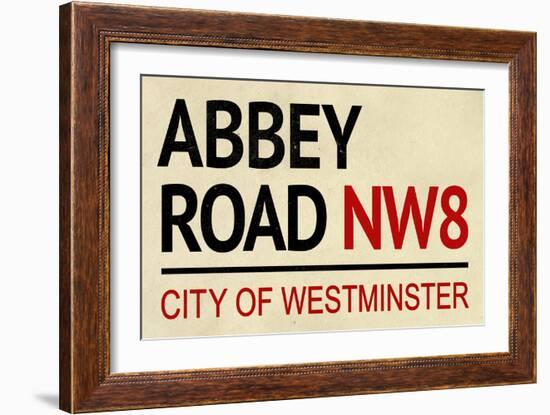 Abbey Road NW8 Street-null-Framed Art Print