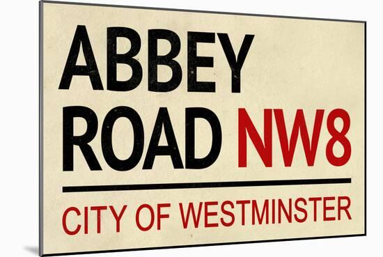 Abbey Road NW8 Street-null-Mounted Art Print