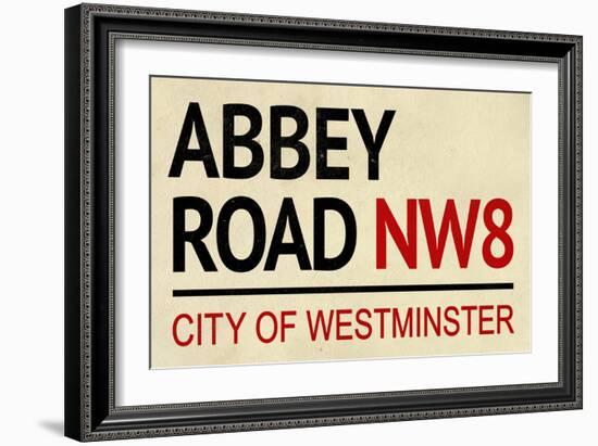 Abbey Road NW8 Street-null-Framed Art Print
