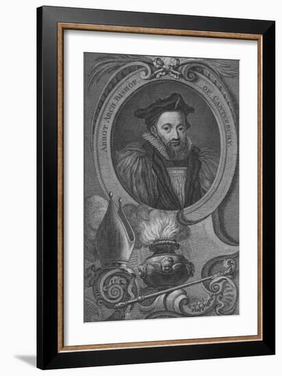 Abbot Arch Bishop of Canterbury, 1743-52-Jacobus Houbraken-Framed Giclee Print