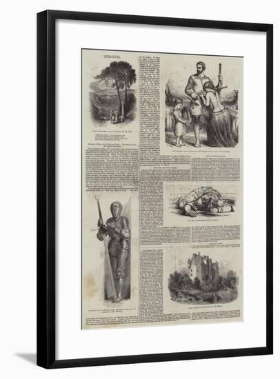 Abbotsford Edition of the Waverley Novels-null-Framed Giclee Print