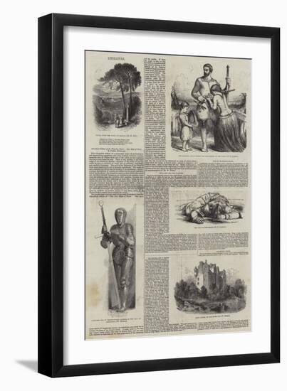 Abbotsford Edition of the Waverley Novels-null-Framed Giclee Print