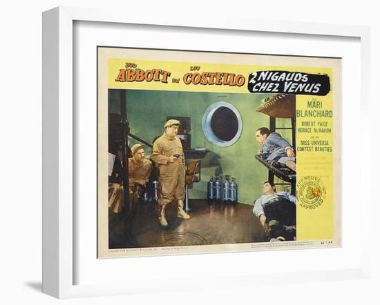 Abbott and Costello Go to Mars, 1953-null-Framed Art Print