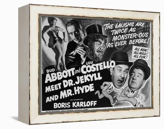 Abbott and Costello Meet Dr. Jekyll and Mr. Hyde, 1953-null-Framed Stretched Canvas