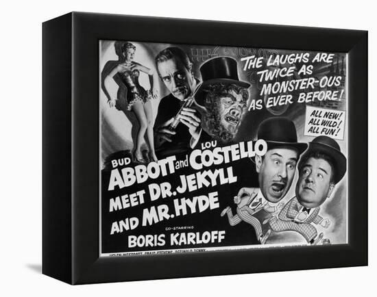 Abbott and Costello Meet Dr. Jekyll and Mr. Hyde, 1953-null-Framed Stretched Canvas