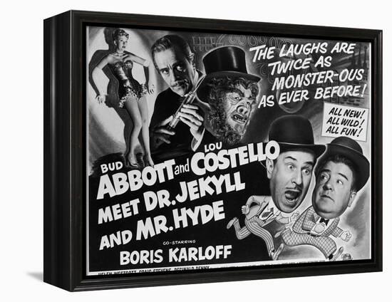 Abbott and Costello Meet Dr. Jekyll and Mr. Hyde, 1953-null-Framed Stretched Canvas