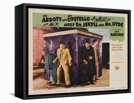 Abbott and Costello Meet Dr. Jekyll and Mr. Hyde, 1953-null-Framed Stretched Canvas