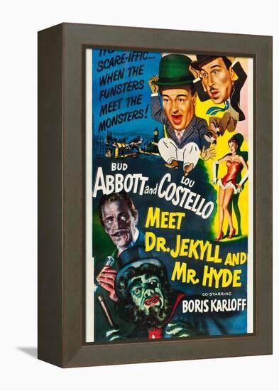 Abbott and Costello Meet Dr. Jekyll and Mr. Hyde-null-Framed Stretched Canvas