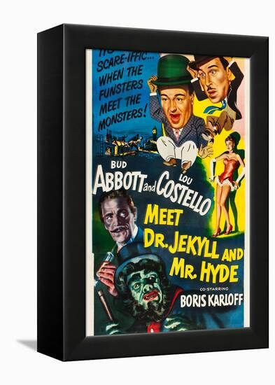 Abbott and Costello Meet Dr. Jekyll and Mr. Hyde-null-Framed Stretched Canvas