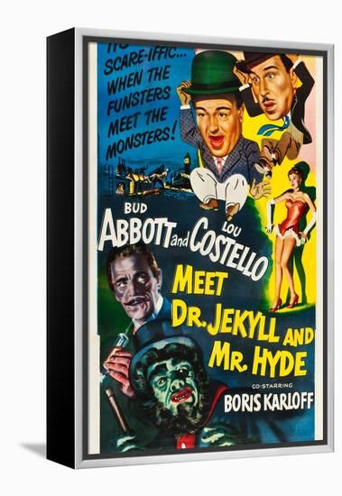 Abbott and Costello Meet Dr. Jekyll and Mr. Hyde-null-Framed Stretched Canvas