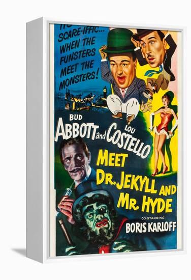Abbott and Costello Meet Dr. Jekyll and Mr. Hyde-null-Framed Stretched Canvas