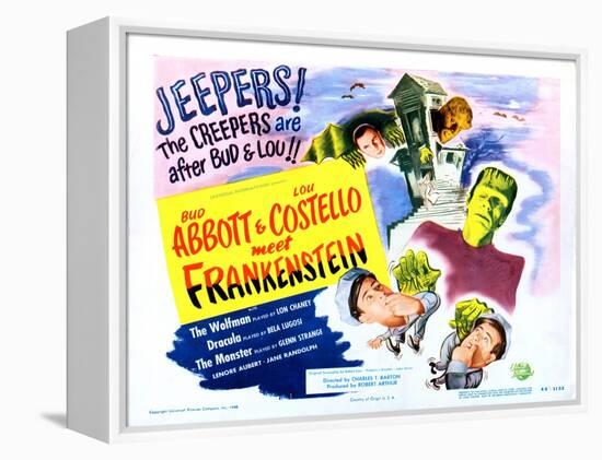 Abbott and Costello Meet Frankenstein-null-Framed Stretched Canvas