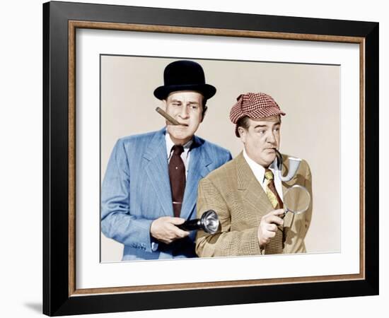 ABBOTT AND COSTELLO MEET THE INVISIBLE MAN, from left: Bud Abbott, Lou Costello-null-Framed Photo