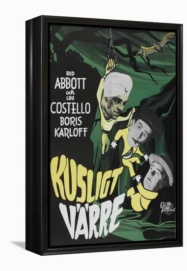 Abbott and Costello Meet the Killer-null-Framed Stretched Canvas