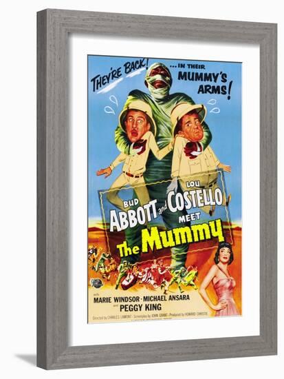 Abbott And Costello Meet the Mummy (aka Abbott & Costello Meet the Mummy), 1955-null-Framed Art Print