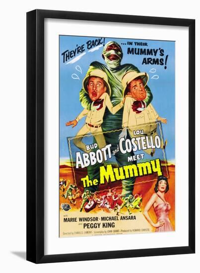 Abbott And Costello Meet the Mummy (aka Abbott & Costello Meet the Mummy), 1955-null-Framed Art Print