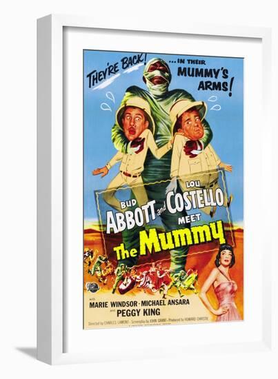 Abbott And Costello Meet the Mummy (aka Abbott & Costello Meet the Mummy), 1955-null-Framed Art Print