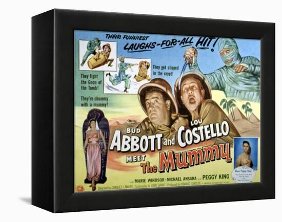 Abbott And Costello Meet the Mummy, Lou Costello, Bud Abbott, 1955-null-Framed Stretched Canvas