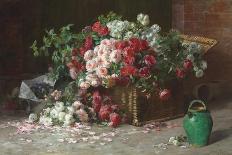 Ein Korb mit Rosen. Um 1890-Abbott Fuller Graves-Giclee Print