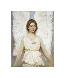 Winged Figure Seated Upon a Rock, 1900-Abbott Handerson Thayer-Framed Premier Image Canvas