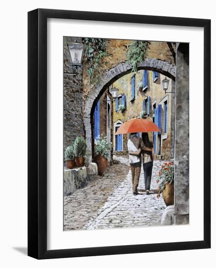 Abbracciati Sotto l’arco-Guido Borelli-Framed Giclee Print