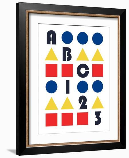 ABC 123-null-Framed Giclee Print